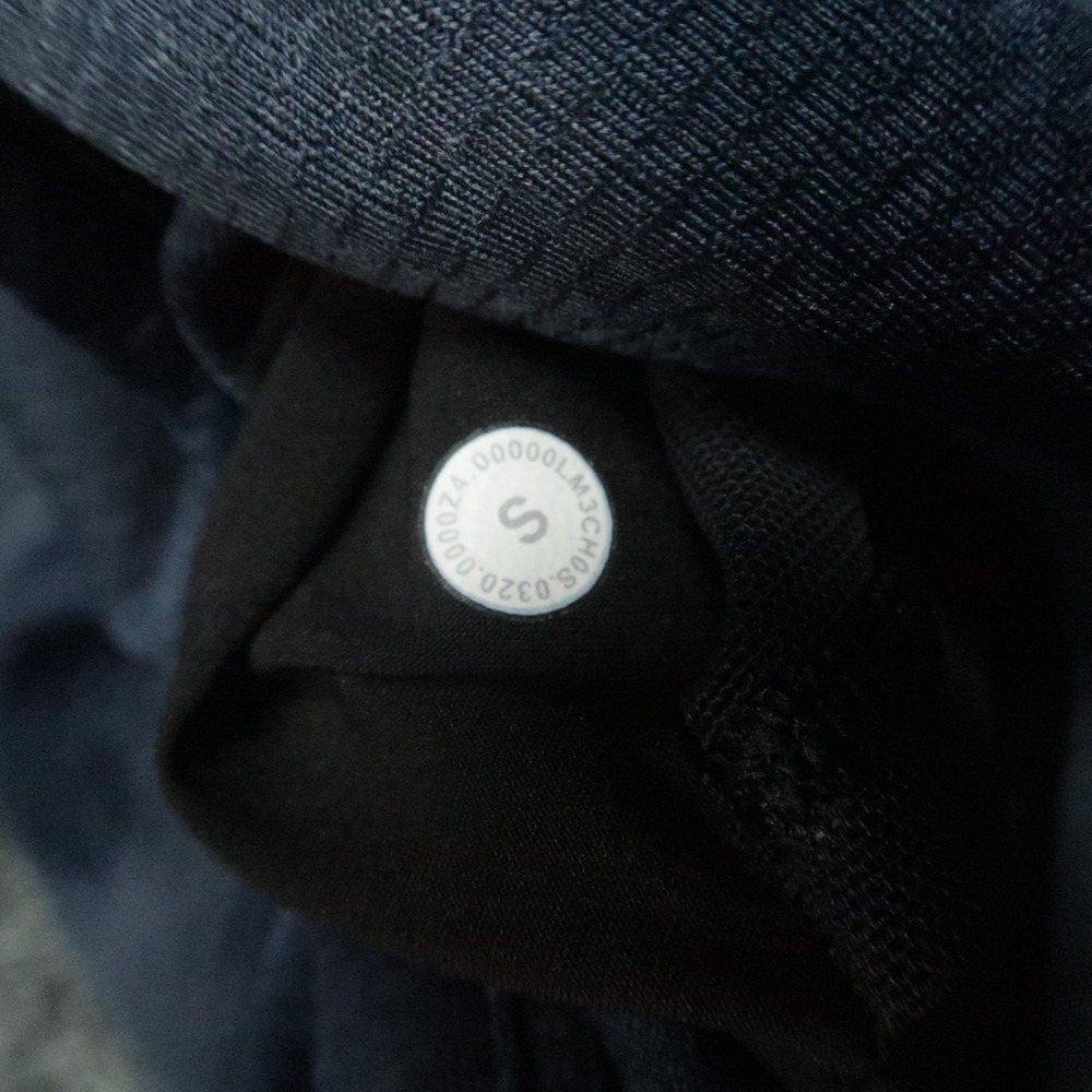 Lululemon Hoodie Mens Small Blue Textured Tech Pullover Long Sleeve Hooded - Picture 6 of 10